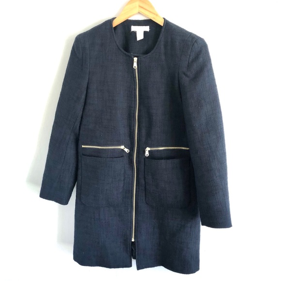 H&M Jackets & Blazers - H&M black Lightweight Overcoat